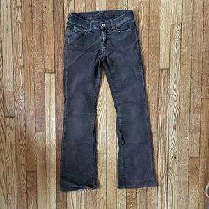 Seven For All Man Kind Brown Corduroy Jeans
